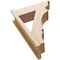Ekena Millwork 7 1/2-in W x 22-in D x 30-in H Balboa Trad Rough Cedar Woodgrain TimberThane Outlooker, Primed Tan OUTUR075X22X30BOA04RCPR - alternate 6